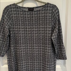 JJILL black and white dress medium petite.